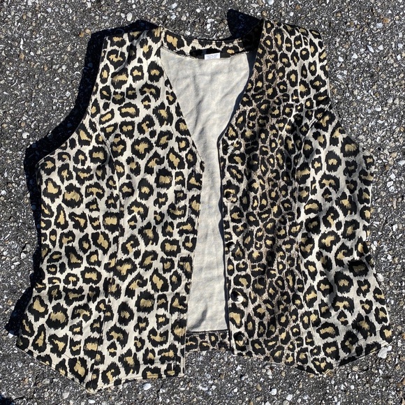 Leopard cheetah print vest - Picture 2 of 8